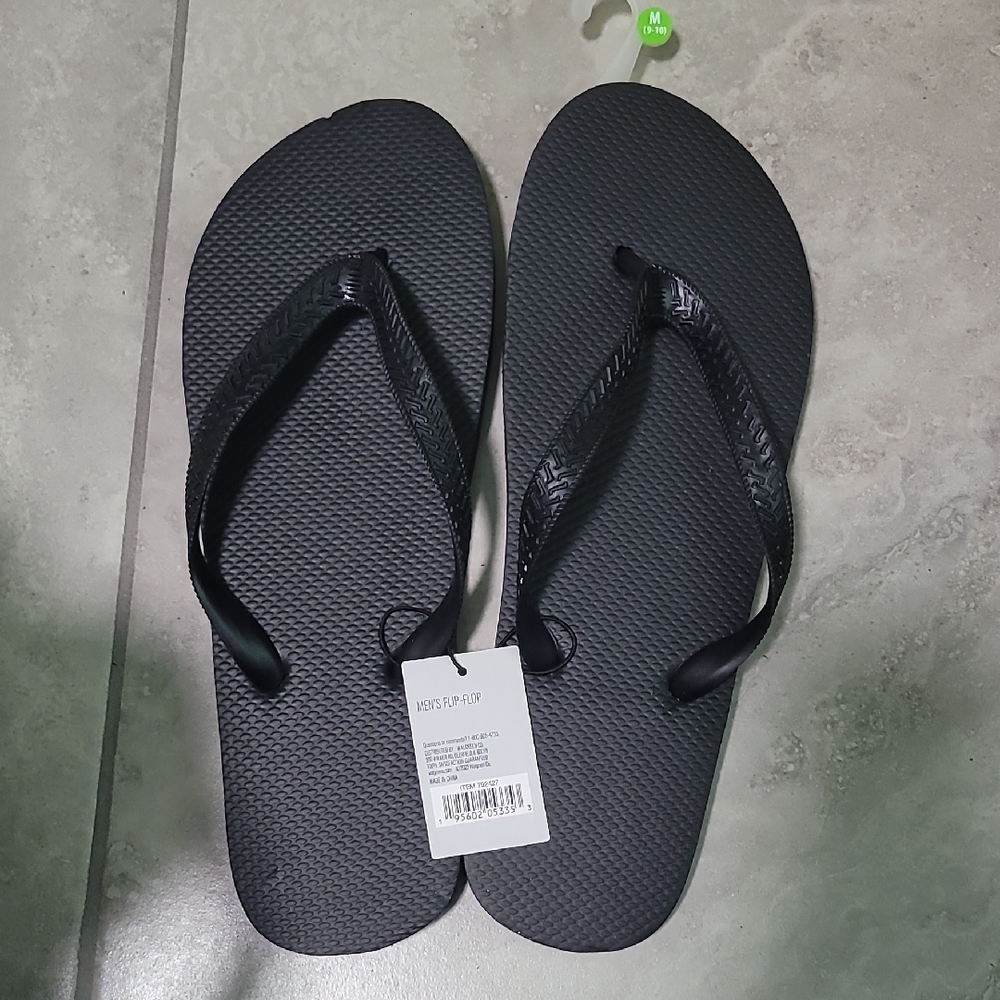 West Loop Black Men's Flip-Flops